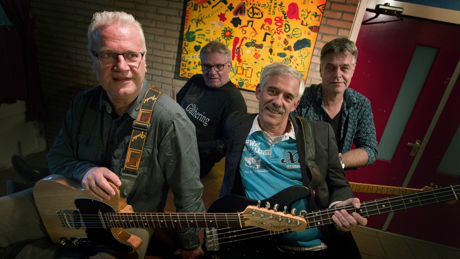 De bandleden van 4 Wheel Drive